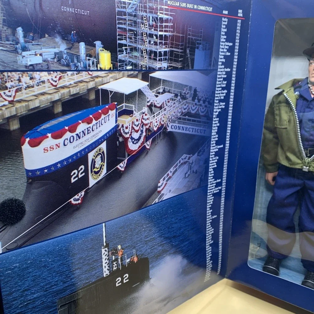 GI Joe Classic Collection USS CONNECTICUT CREWMAN SSN-22 Seawolf 1998 Sealed Box